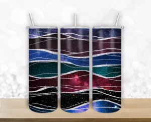 Agate glitter tumbler designs for 20oz Straight/ Tapered Tumbler Design Template for Sublimation - Full Tumbler Wrap - PNG Download
