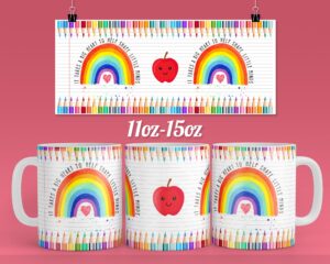 Teacher life  - Teachers quote mug design for 11 & 15oz mug - Ready to print mug press sublimation designs Wrap  - PNG Download