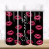 Valentines day tumbler design Lips Kiss Template for Sublimation | 20oz skinny tumbler sublimate Tumbler  Valentine Gift Digital Download