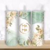 Mama floral 20oz skinny tumbler Design Template for Sublimation - Full Tumbler Wrap - PNG Download - mom tumbler sublimation designs