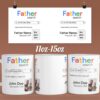 best dad mug design | fathers day mug - 11oz & 15oz - mug sublimation design - cricut mug press svg template - sublimation mug png for dad