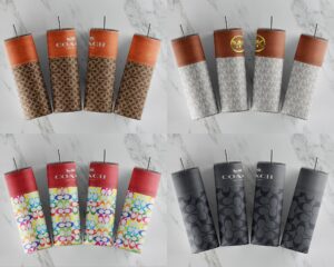 Luxury bag tumbler wrap design , 100+  Sublimation Designs for 20 oz Skinny tumbler sublimation Design, sublimation tumbler, Digital downloads