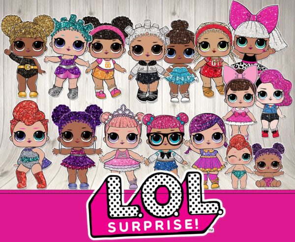Lol Surprise Dolls PNG Bundle